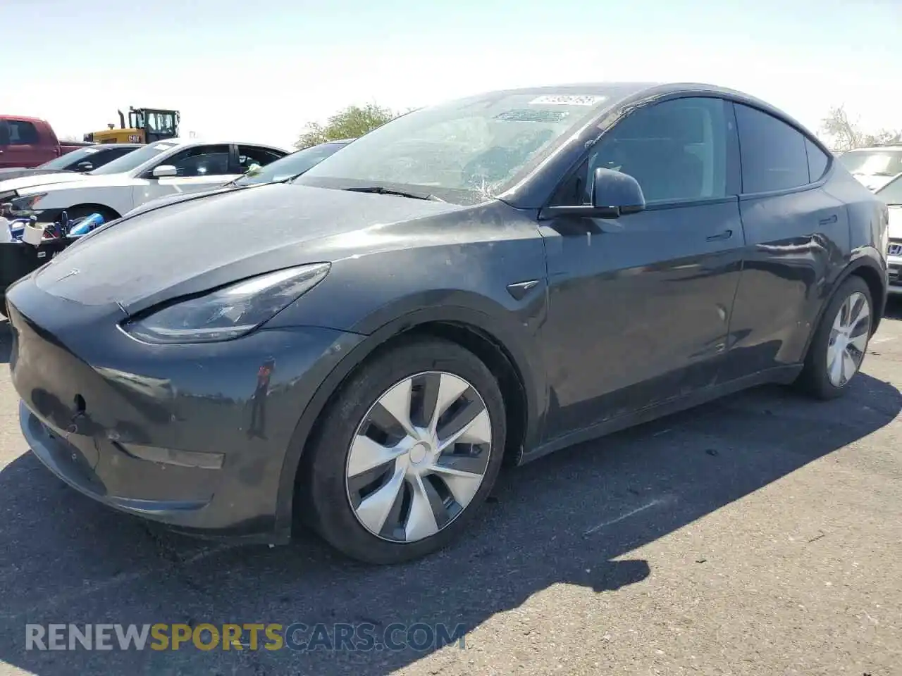 1 Photograph of a damaged car 7SAYGDED1RF052031 TESLA MODEL Y 2024