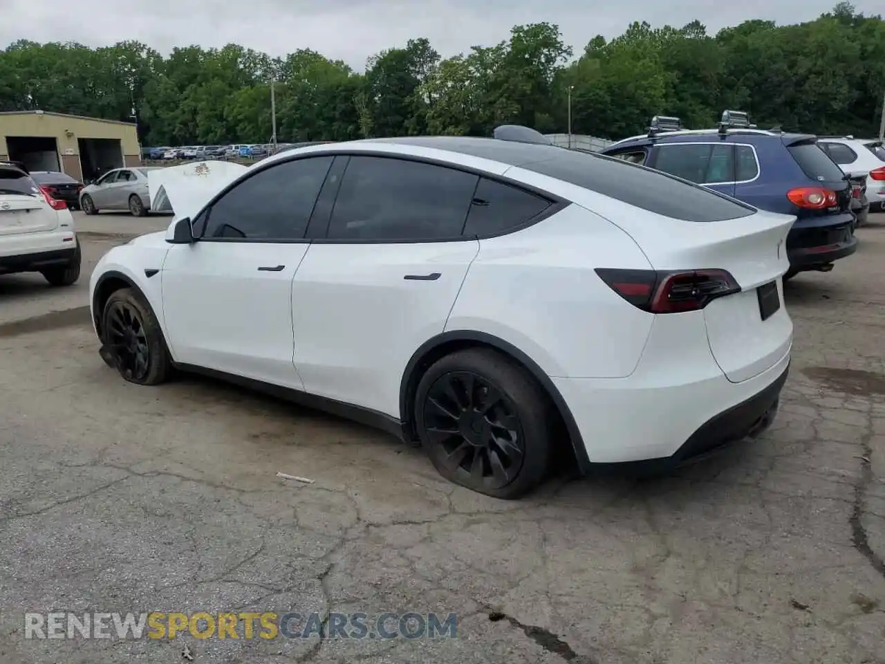 2 Photograph of a damaged car 7SAYGDED1RF094232 TESLA MODEL Y 2024