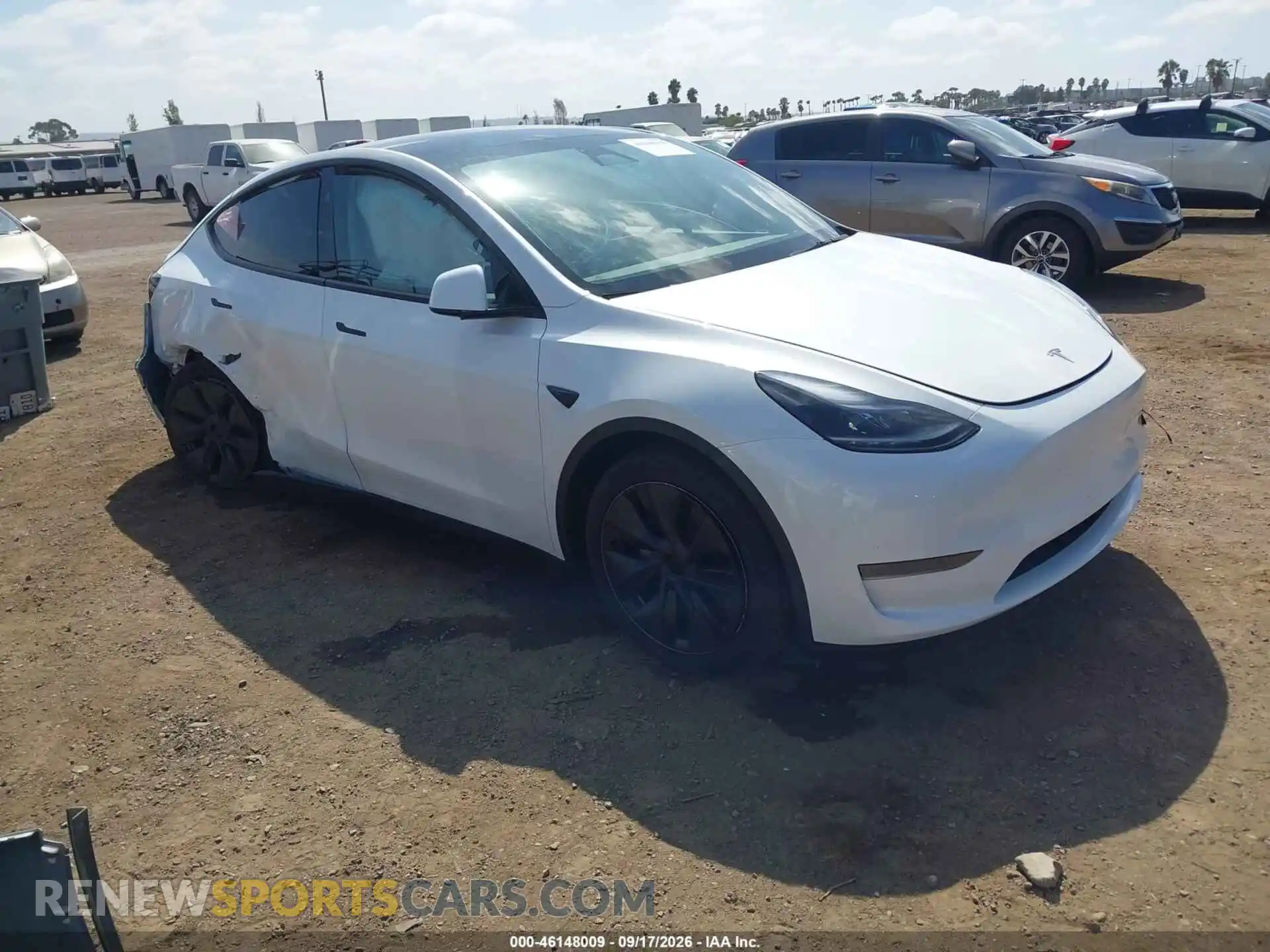 1 Photograph of a damaged car 7SAYGDED1RF168894 TESLA MODEL Y 2024