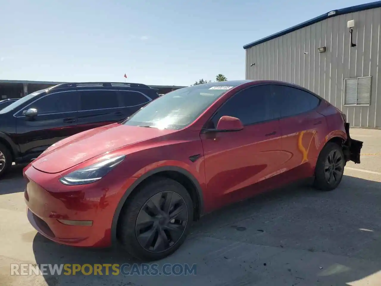 1 Photograph of a damaged car 7SAYGDED1RF182312 TESLA MODEL Y 2024