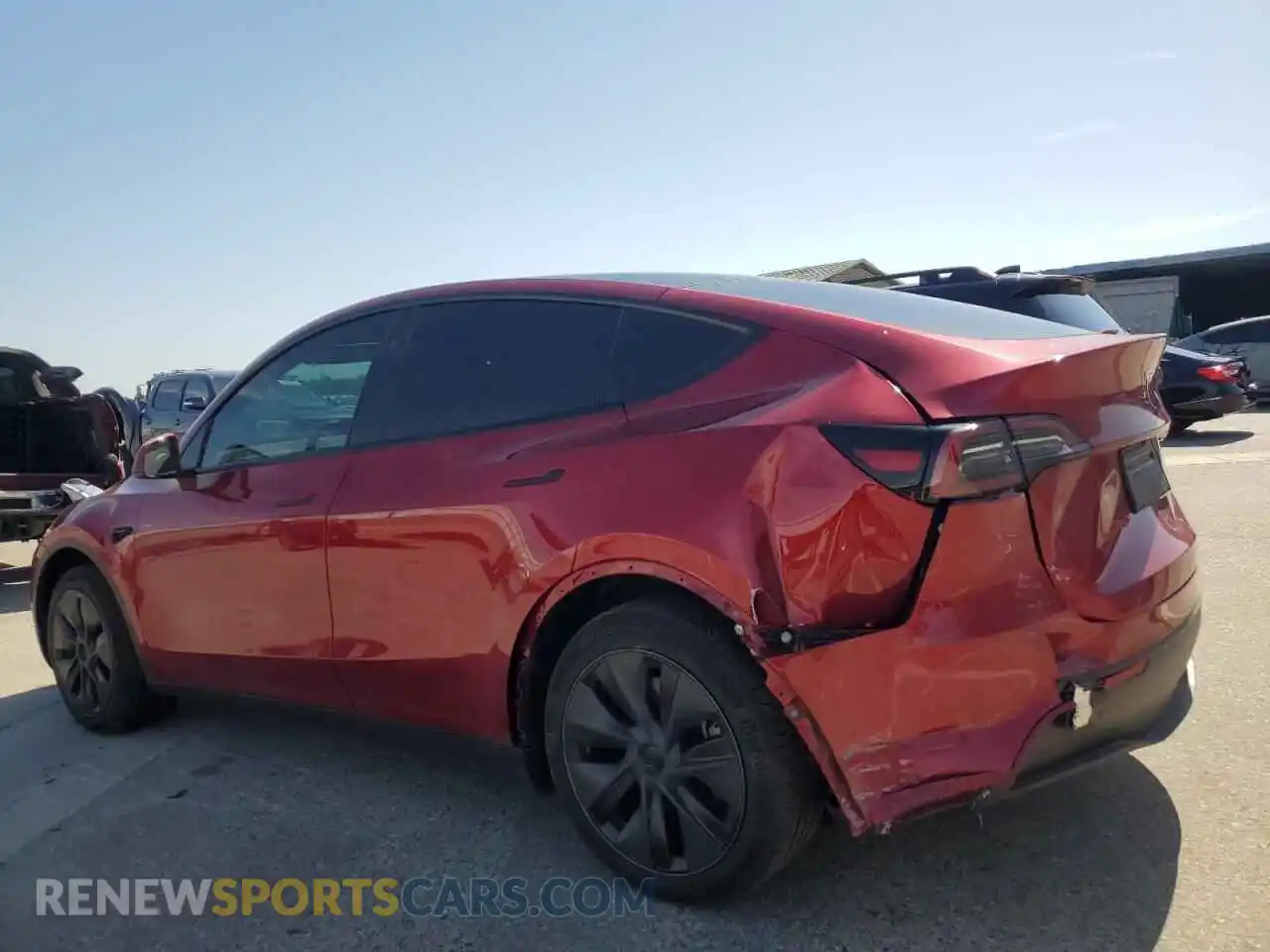 2 Photograph of a damaged car 7SAYGDED1RF182312 TESLA MODEL Y 2024