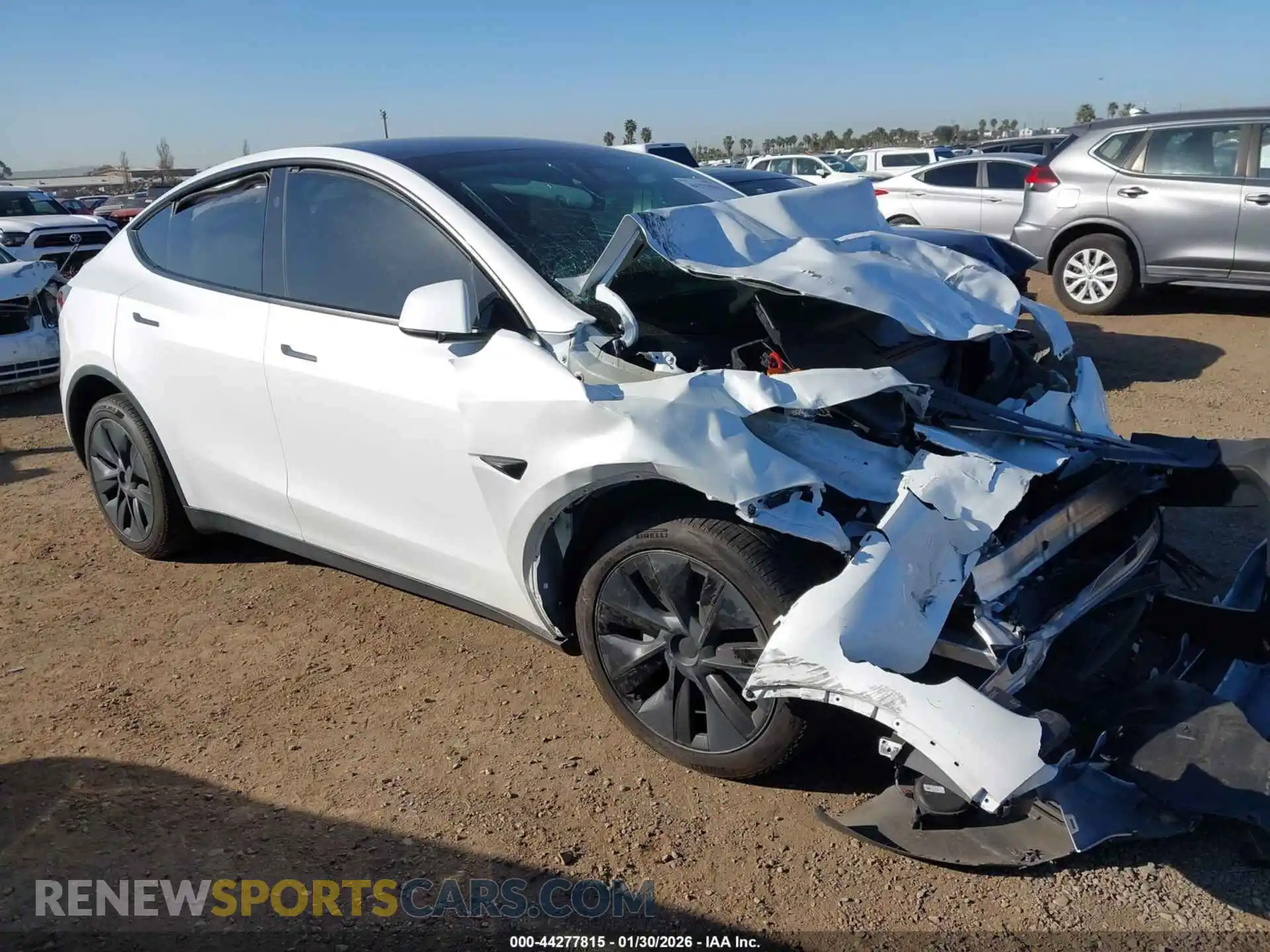 1 Photograph of a damaged car 7SAYGDED1RF193049 TESLA MODEL Y 2024