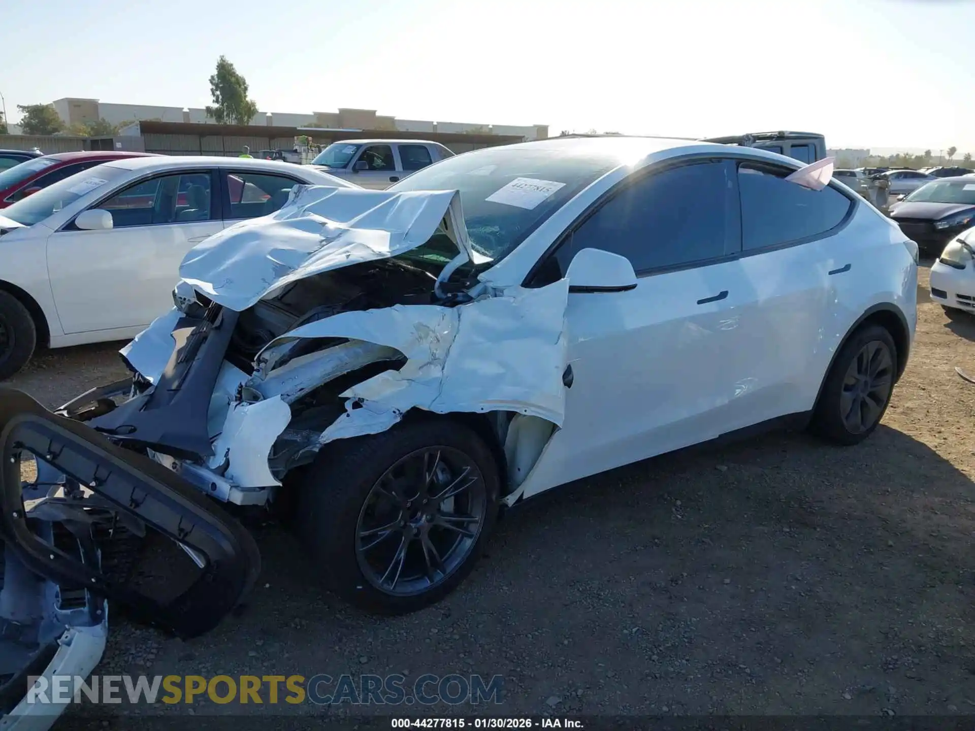 2 Photograph of a damaged car 7SAYGDED1RF193049 TESLA MODEL Y 2024