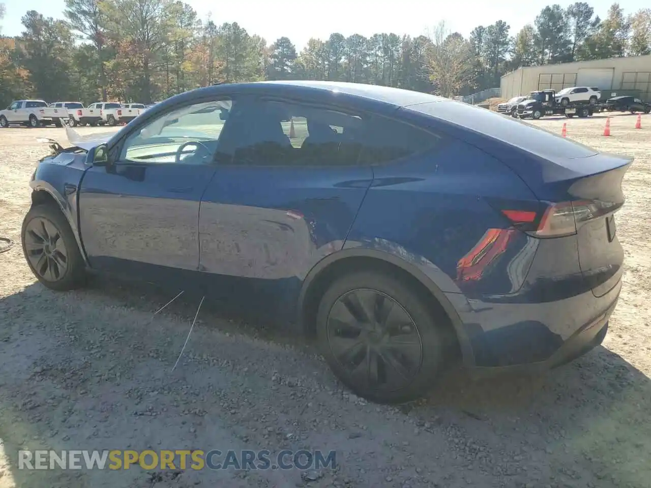 2 Photograph of a damaged car 7SAYGDED2RA320548 TESLA MODEL Y 2024