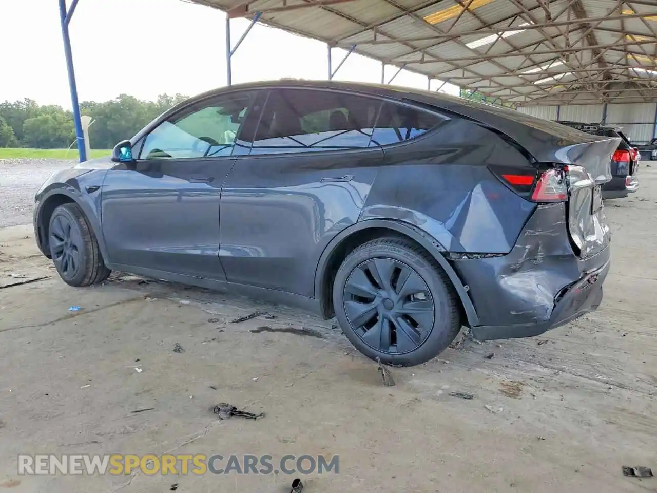 2 Photograph of a damaged car 7SAYGDED2RA327662 TESLA MODEL Y 2024