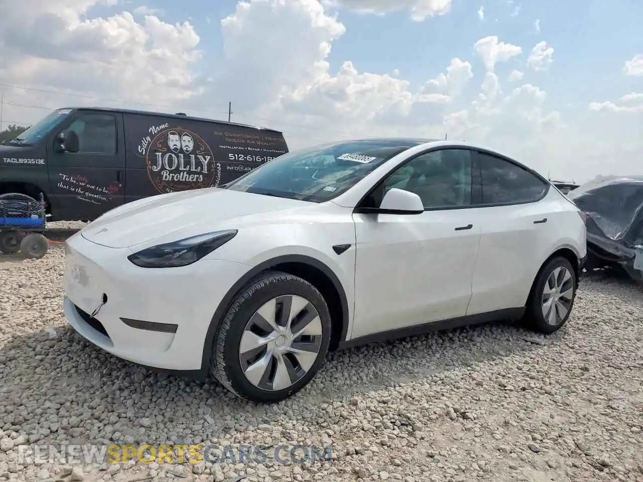 1 Фотография поврежденного автомобиля 7SAYGDED2RF017479 TESLA MODEL Y 2024