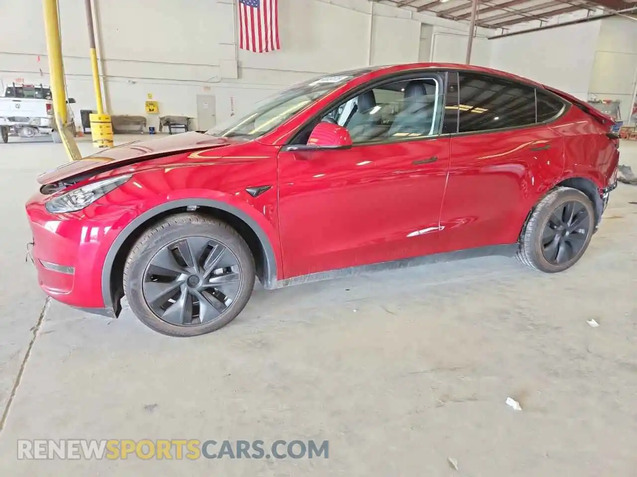 1 Photograph of a damaged car 7SAYGDED2RF132793 TESLA MODEL Y 2024