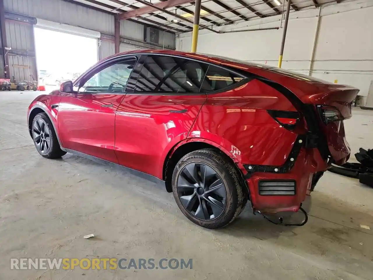2 Photograph of a damaged car 7SAYGDED2RF132793 TESLA MODEL Y 2024