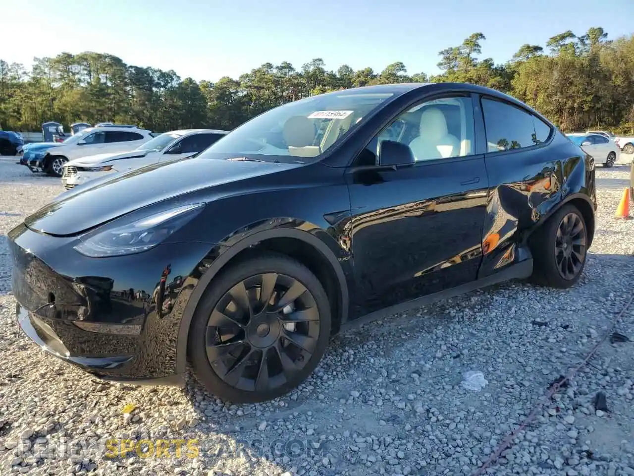 1 Photograph of a damaged car 7SAYGDED2RF162151 TESLA MODEL Y 2024