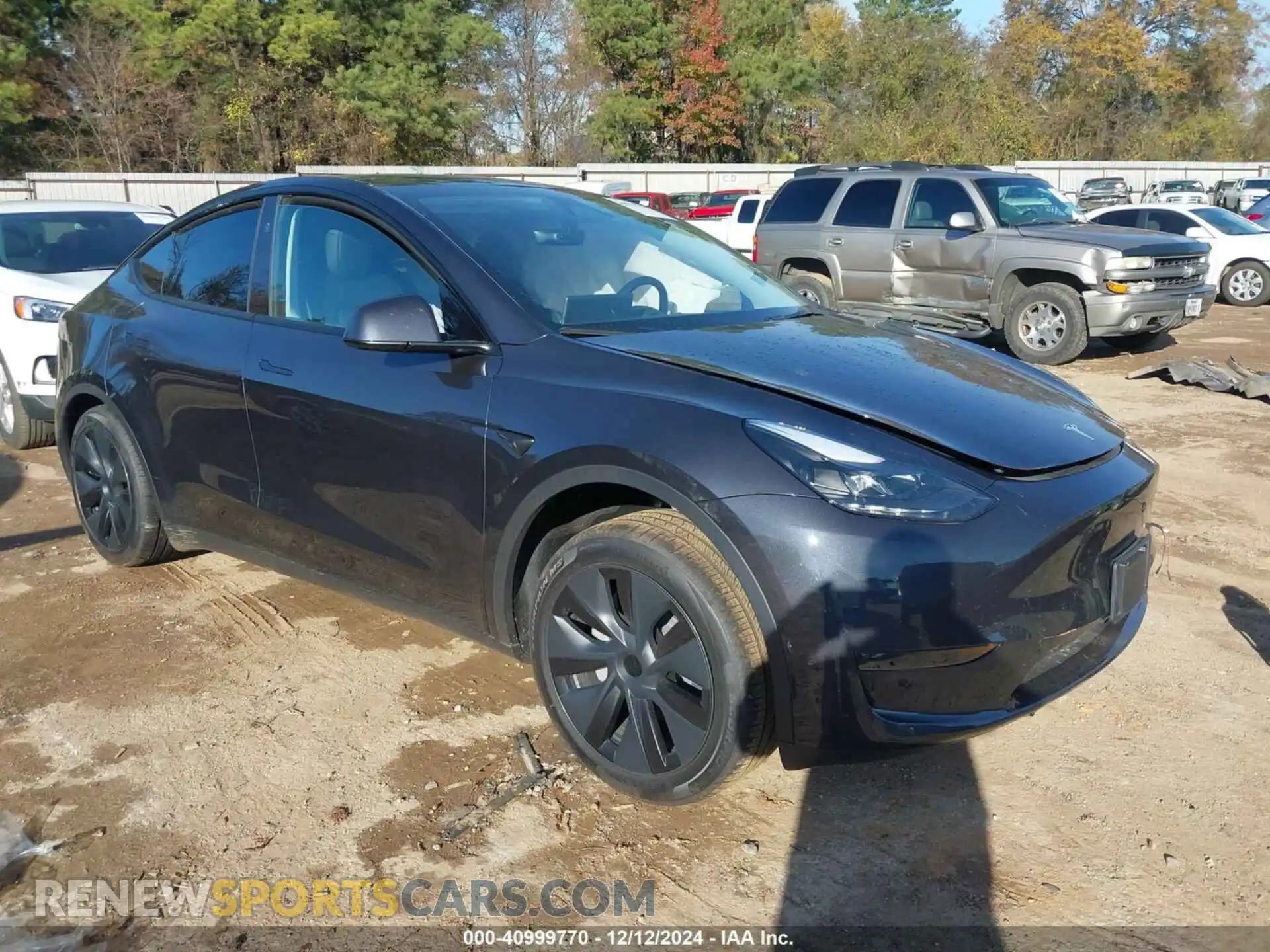 1 fotografías del automóvil dañado 7SAYGDED3RA304827 TESLA MODEL Y 2024