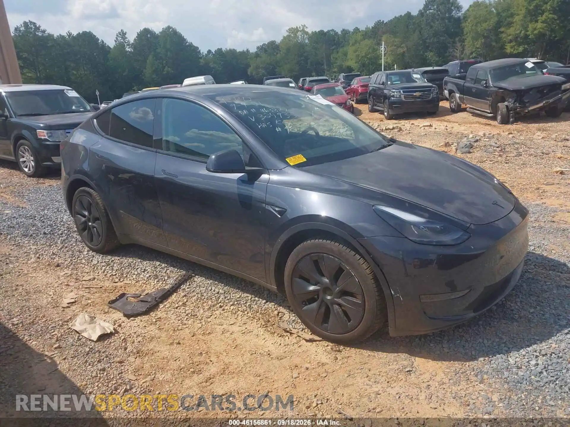 1 Photograph of a damaged car 7SAYGDED3RA324933 TESLA MODEL Y 2024