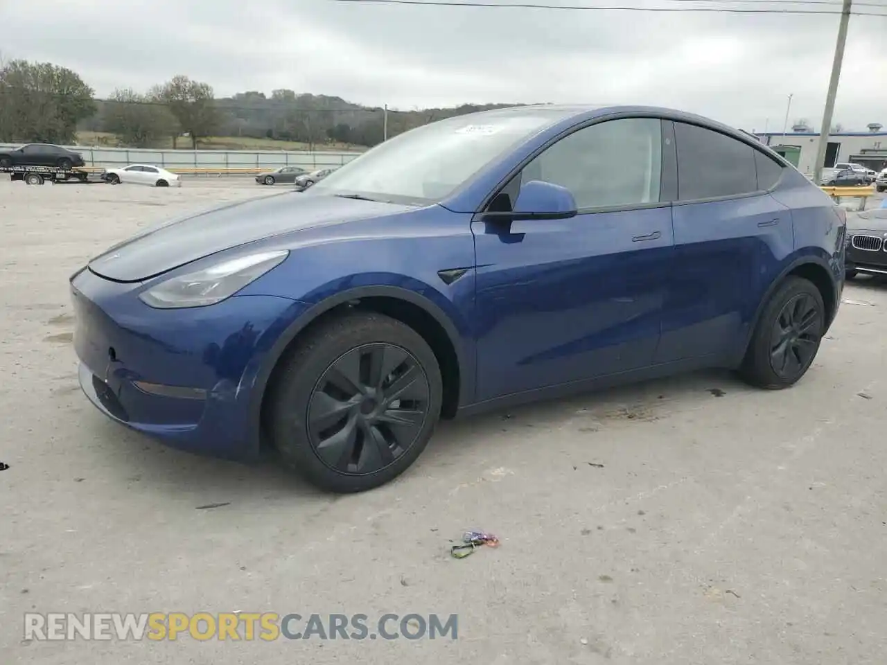 1 Photograph of a damaged car 7SAYGDED3RA326178 TESLA MODEL Y 2024