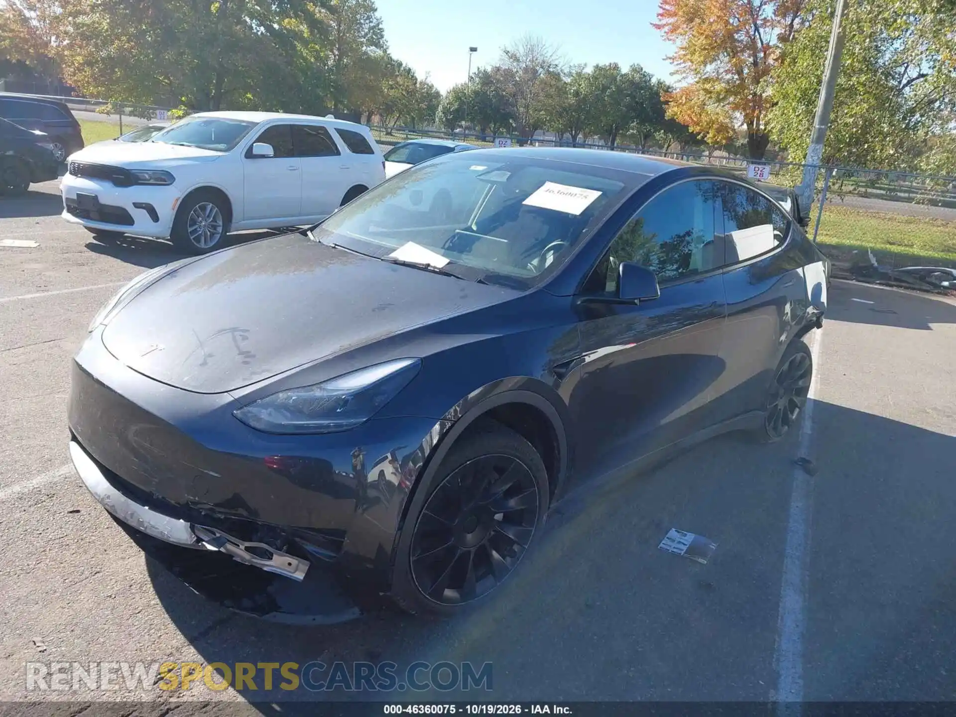 2 Photograph of a damaged car 7SAYGDED3RF052970 TESLA MODEL Y 2024