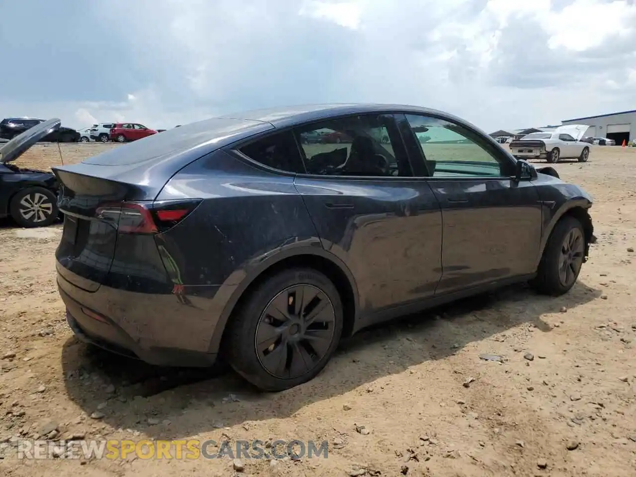 3 Photograph of a damaged car 7SAYGDED3RF109250 TESLA MODEL Y 2024