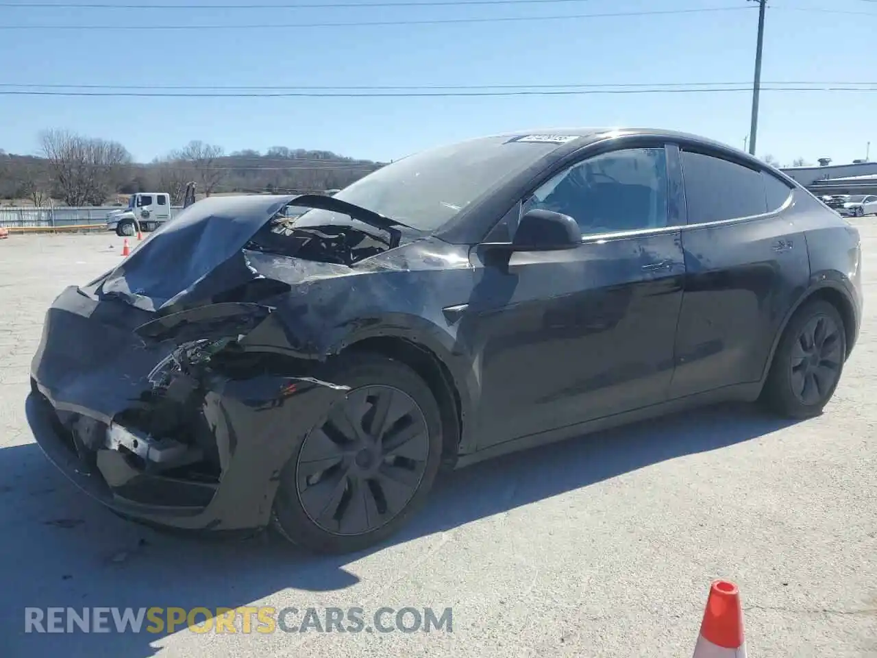 1 fotografías del automóvil dañado 7SAYGDED4RA302326 TESLA MODEL Y 2024