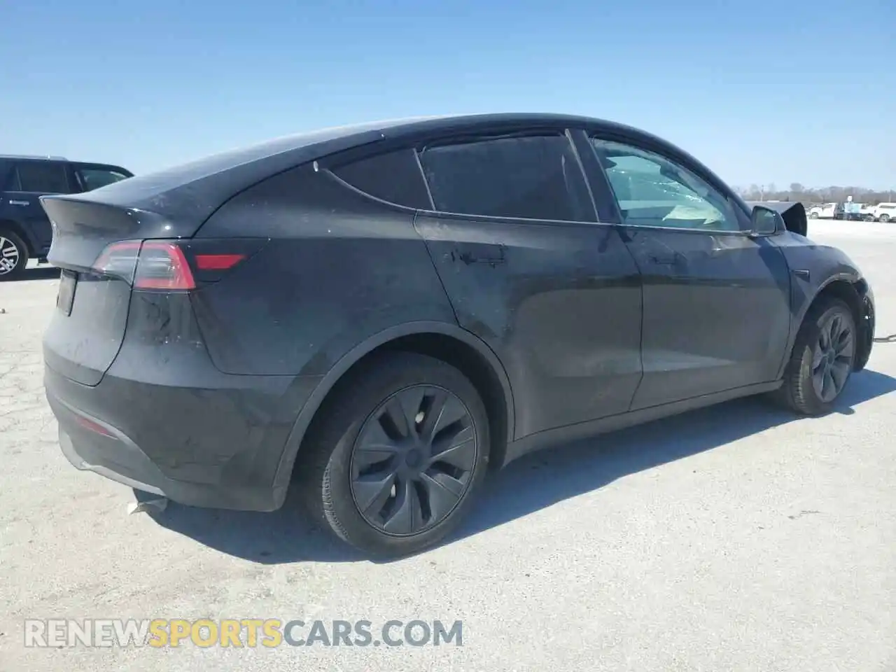 3 fotografías del automóvil dañado 7SAYGDED4RA302326 TESLA MODEL Y 2024