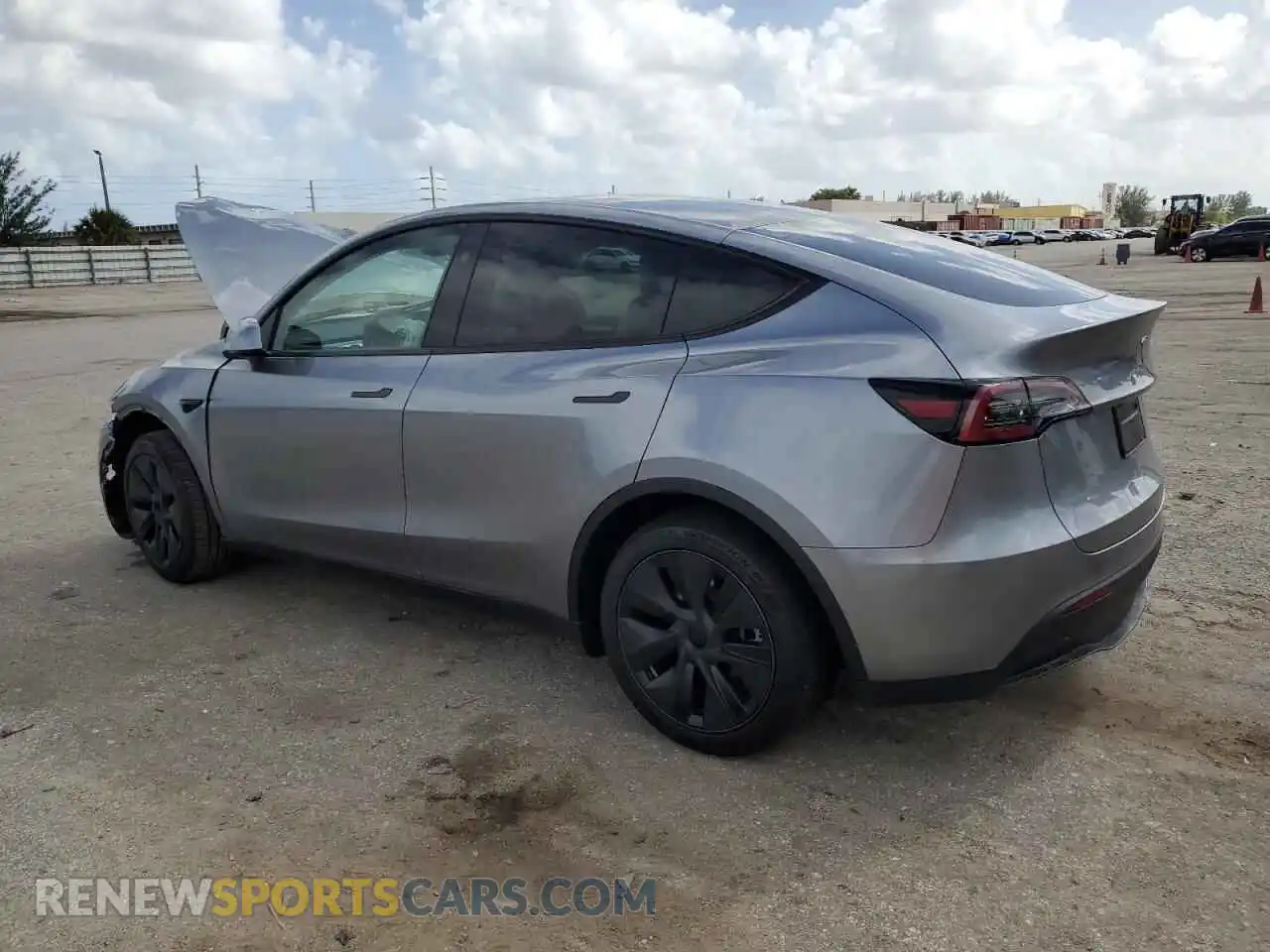 2 Photograph of a damaged car 7SAYGDED4RA321930 TESLA MODEL Y 2024