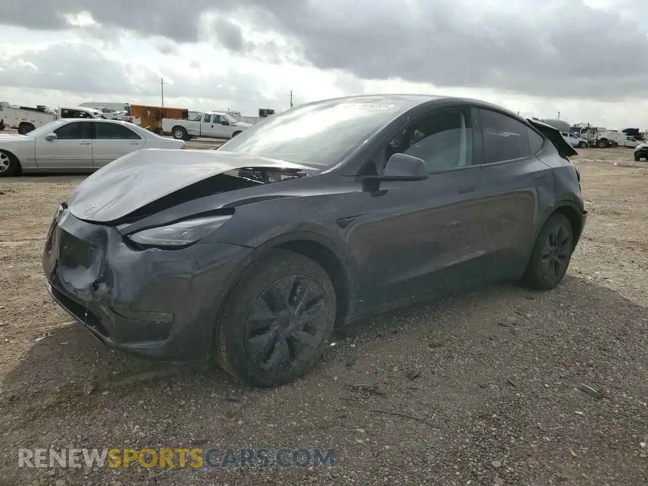 1 Photograph of a damaged car 7SAYGDED4RA329638 TESLA MODEL Y 2024