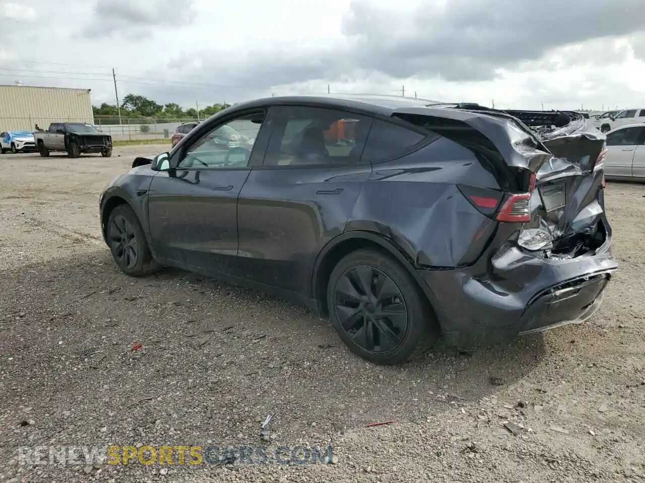 2 Photograph of a damaged car 7SAYGDED4RA329638 TESLA MODEL Y 2024