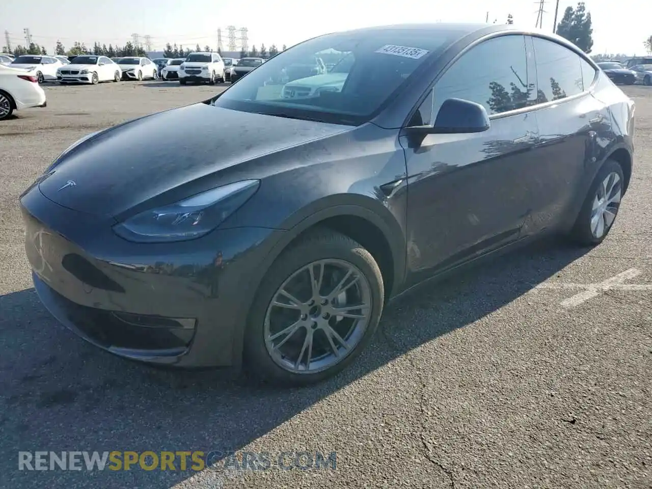 1 Photograph of a damaged car 7SAYGDED4RF032615 TESLA MODEL Y 2024