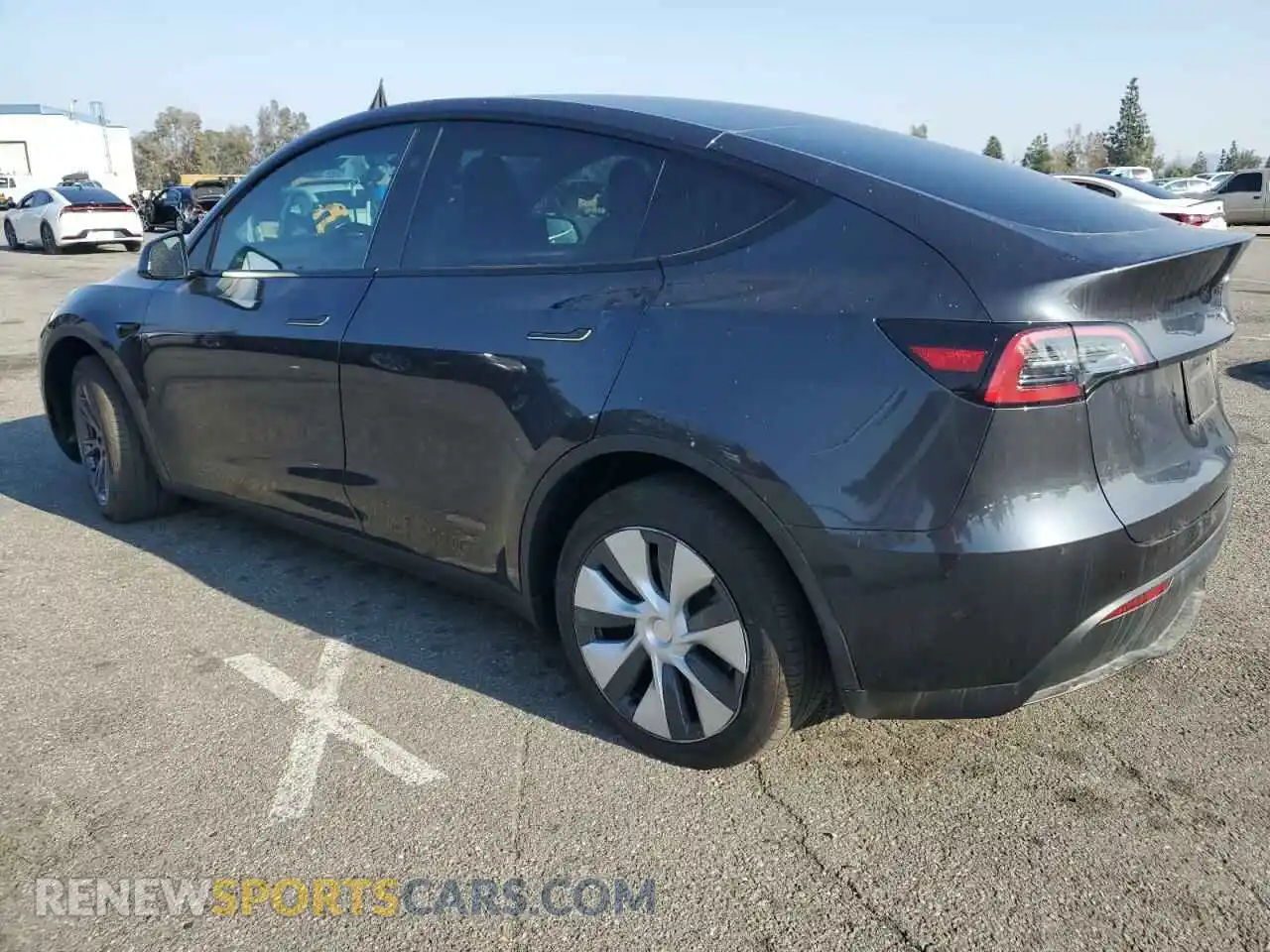 2 Photograph of a damaged car 7SAYGDED4RF032615 TESLA MODEL Y 2024