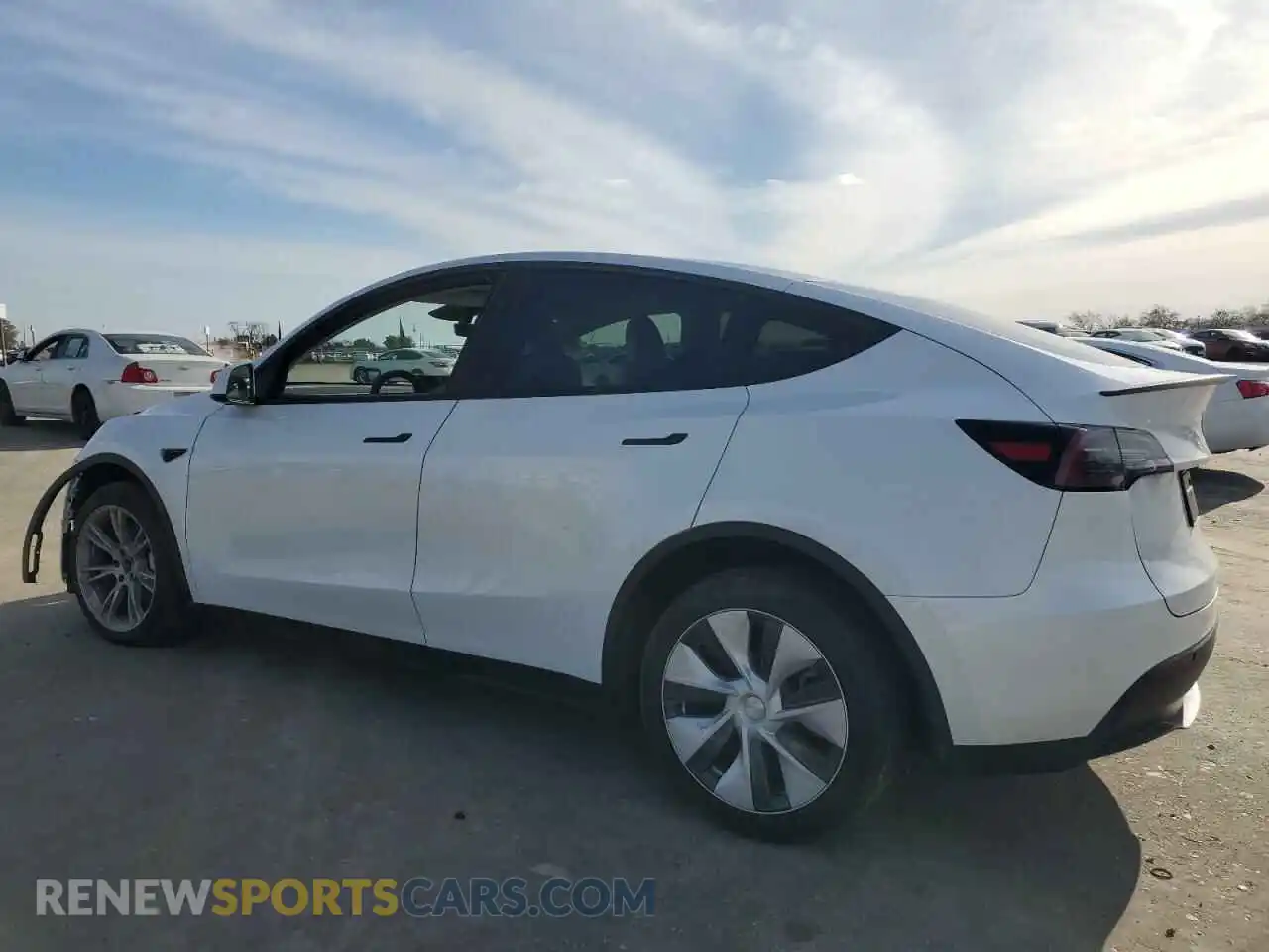 2 Photograph of a damaged car 7SAYGDED4RF055859 TESLA MODEL Y 2024
