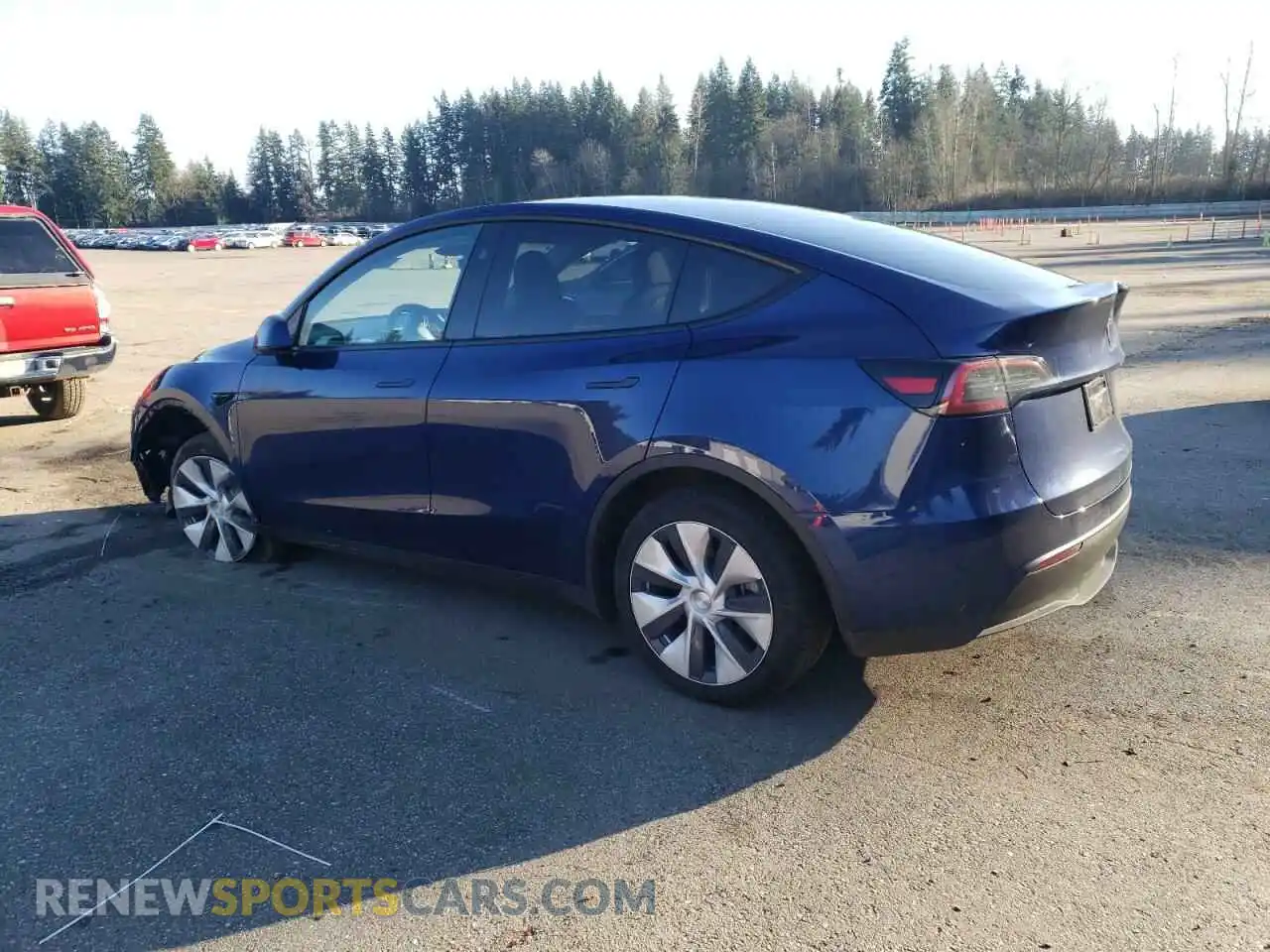 2 Photograph of a damaged car 7SAYGDED4RF056638 TESLA MODEL Y 2024