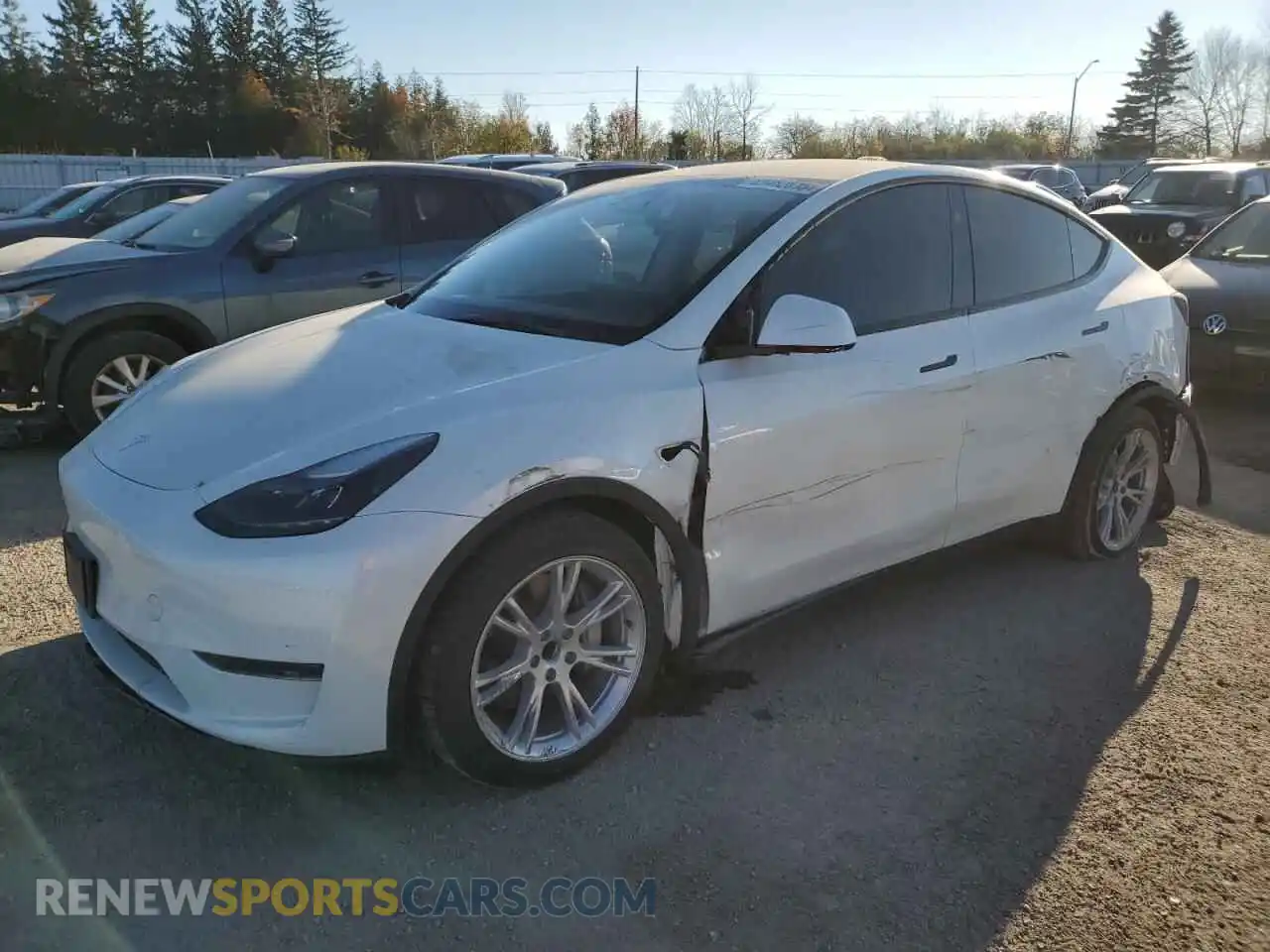 1 fotografías del automóvil dañado 7SAYGDED4RF076727 TESLA MODEL Y 2024