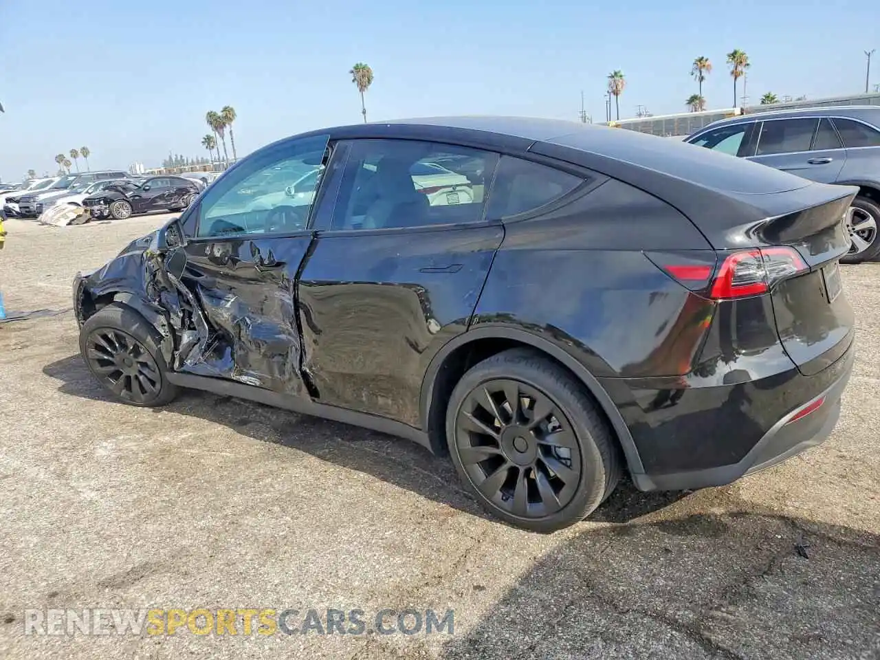 2 Photograph of a damaged car 7SAYGDED4RF109760 TESLA MODEL Y 2024