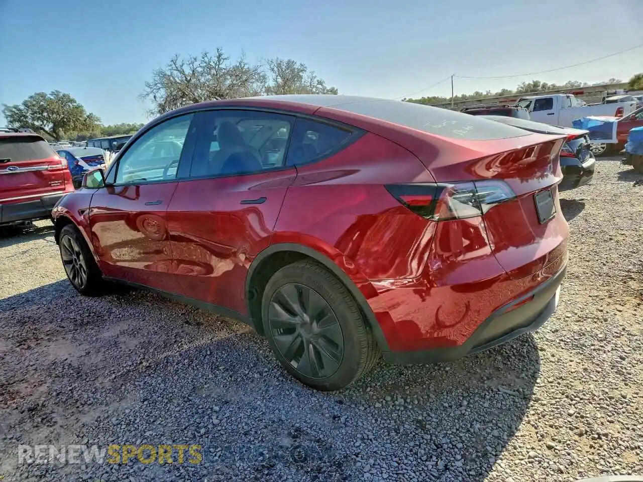 2 Photograph of a damaged car 7SAYGDED4RF152267 TESLA MODEL Y 2024