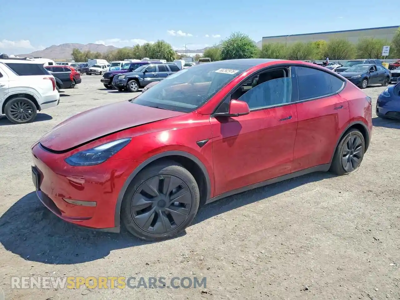 1 Photograph of a damaged car 7SAYGDED4RF163110 TESLA MODEL Y 2024