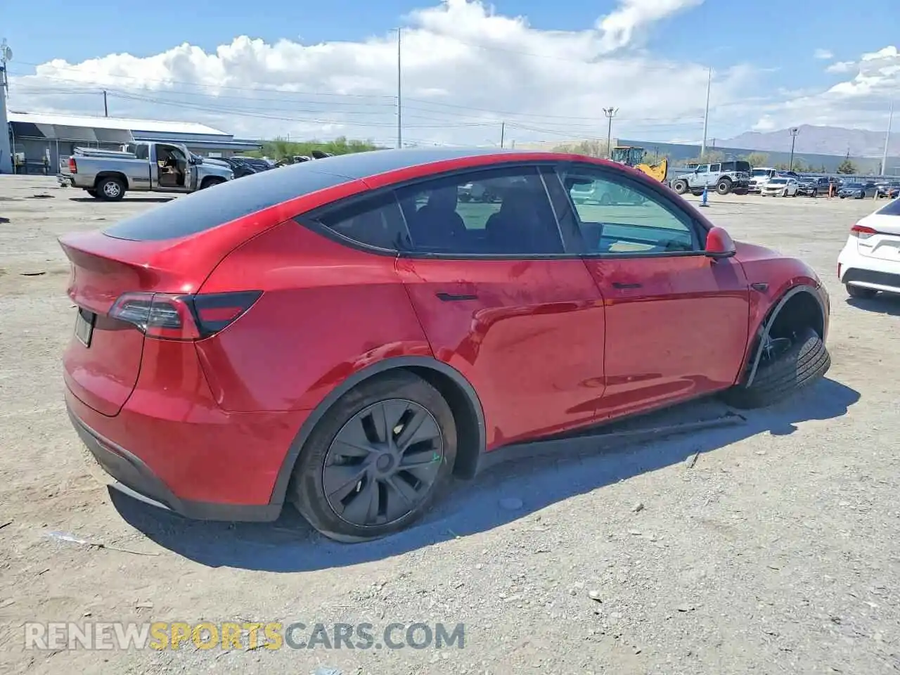 3 Photograph of a damaged car 7SAYGDED4RF163110 TESLA MODEL Y 2024