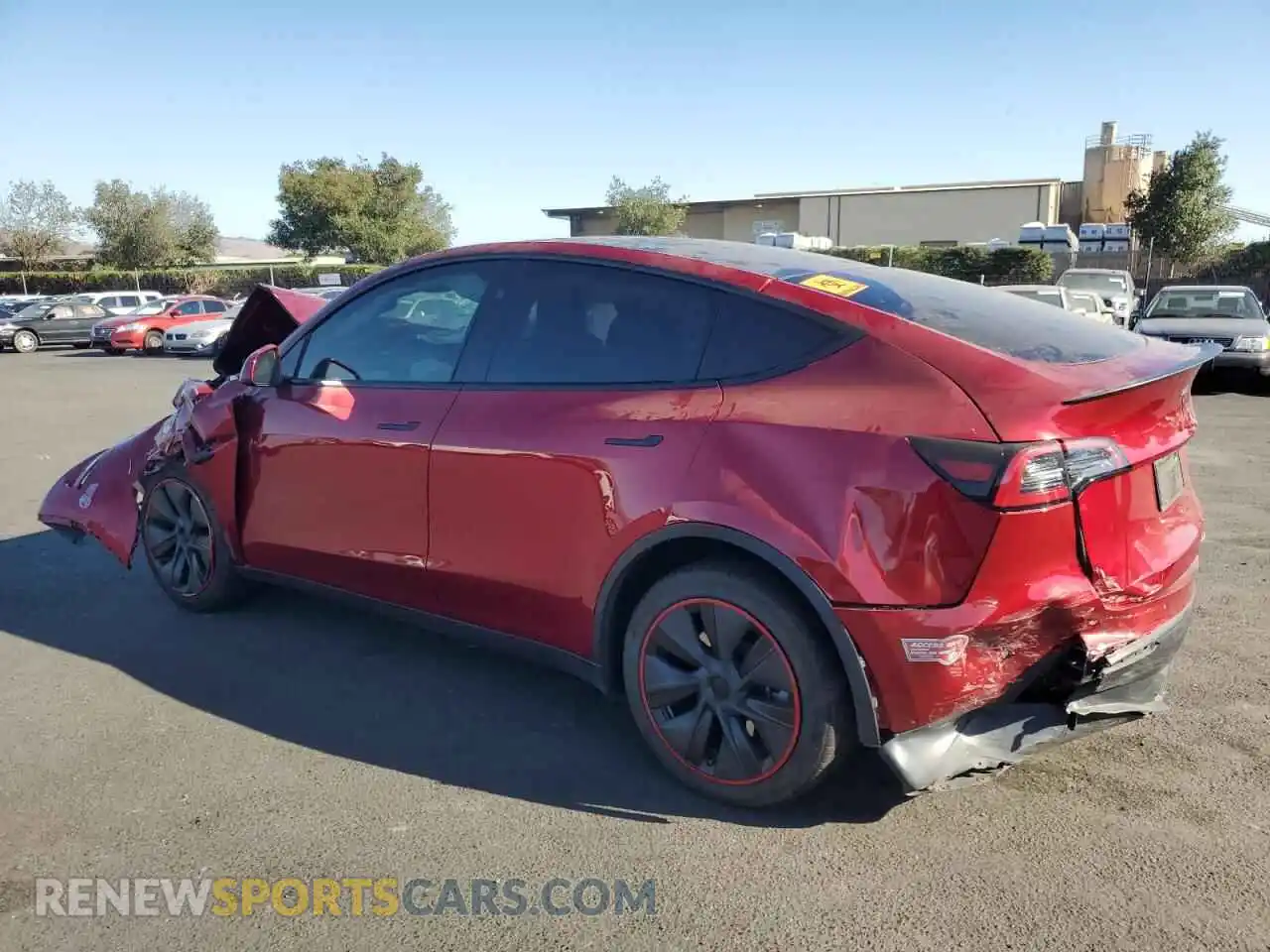 2 Photograph of a damaged car 7SAYGDED4RF201869 TESLA MODEL Y 2024