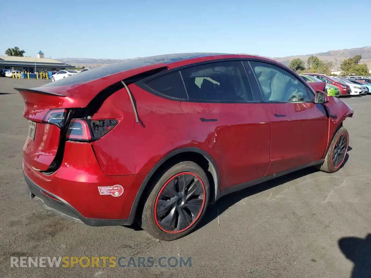 3 Photograph of a damaged car 7SAYGDED4RF201869 TESLA MODEL Y 2024