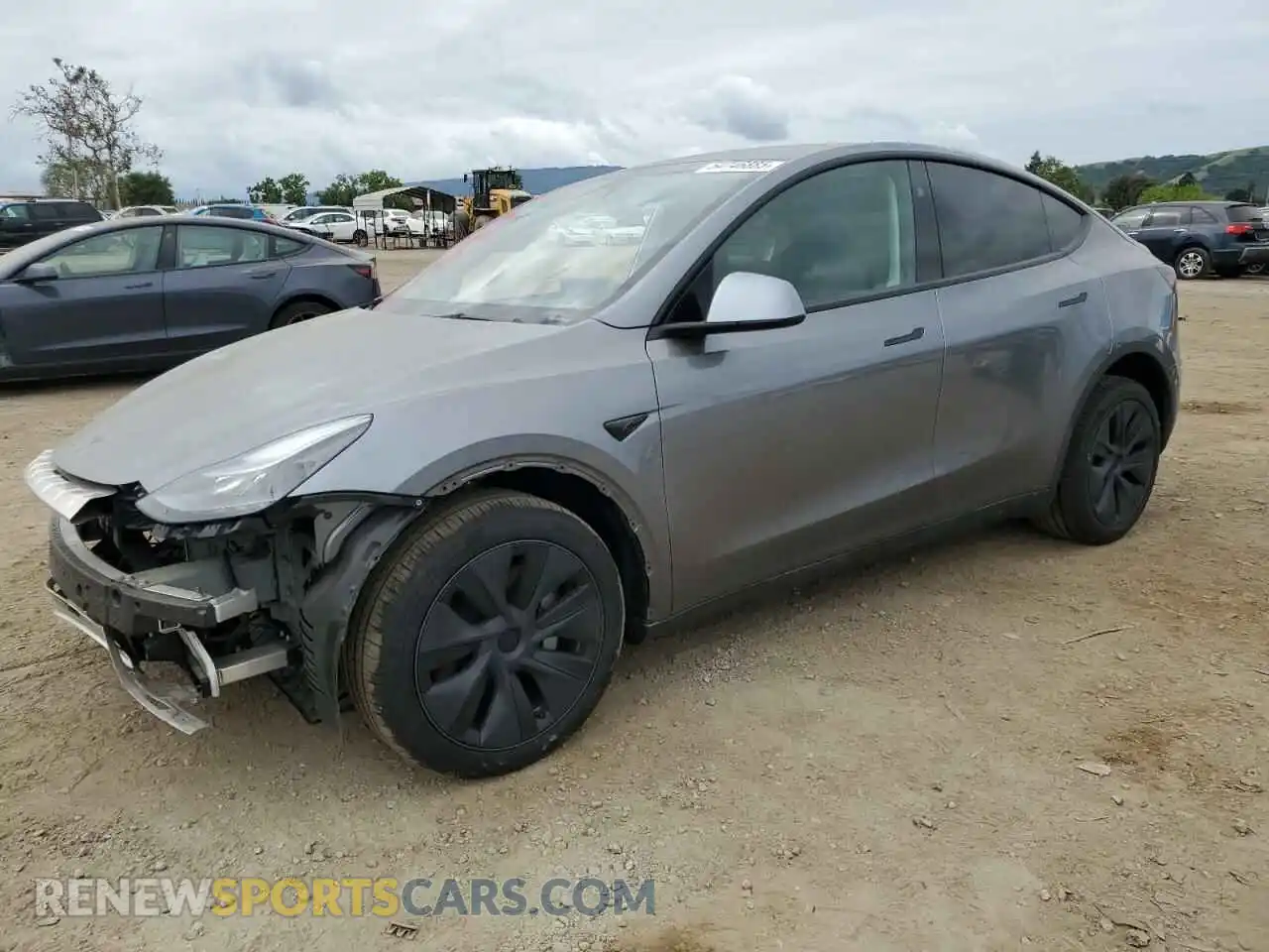 1 Photograph of a damaged car 7SAYGDED4RF202987 TESLA MODEL Y 2024