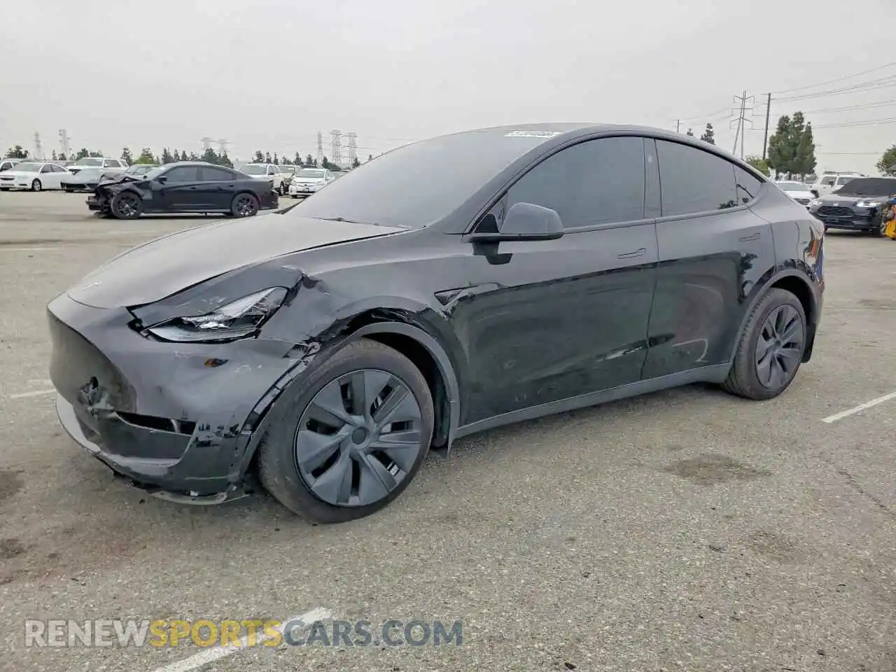 1 fotografías del automóvil dañado 7SAYGDED4RF205811 TESLA MODEL Y 2024