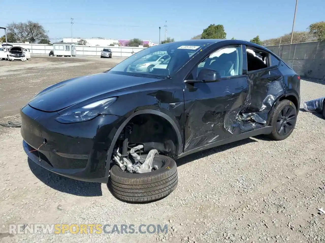 1 Photograph of a damaged car 7SAYGDED4RF212399 TESLA MODEL Y 2024