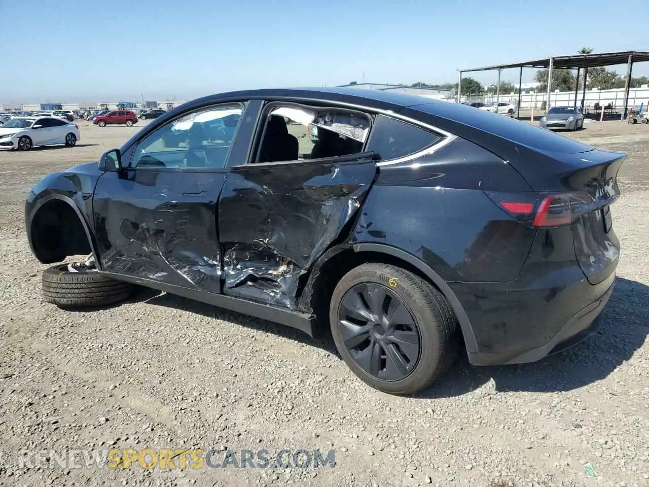2 Photograph of a damaged car 7SAYGDED4RF212399 TESLA MODEL Y 2024