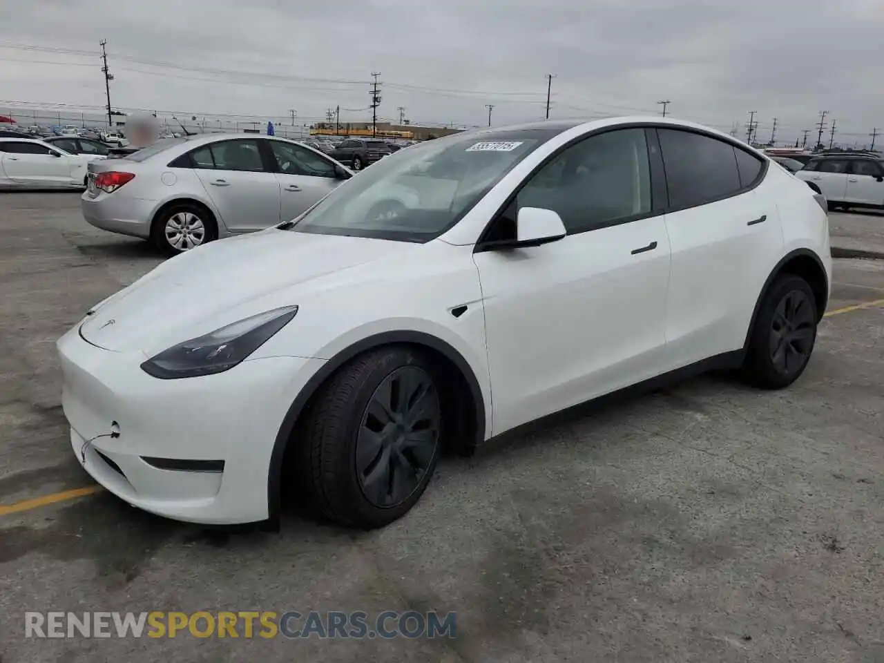 1 Photograph of a damaged car 7SAYGDED4RF213648 TESLA MODEL Y 2024