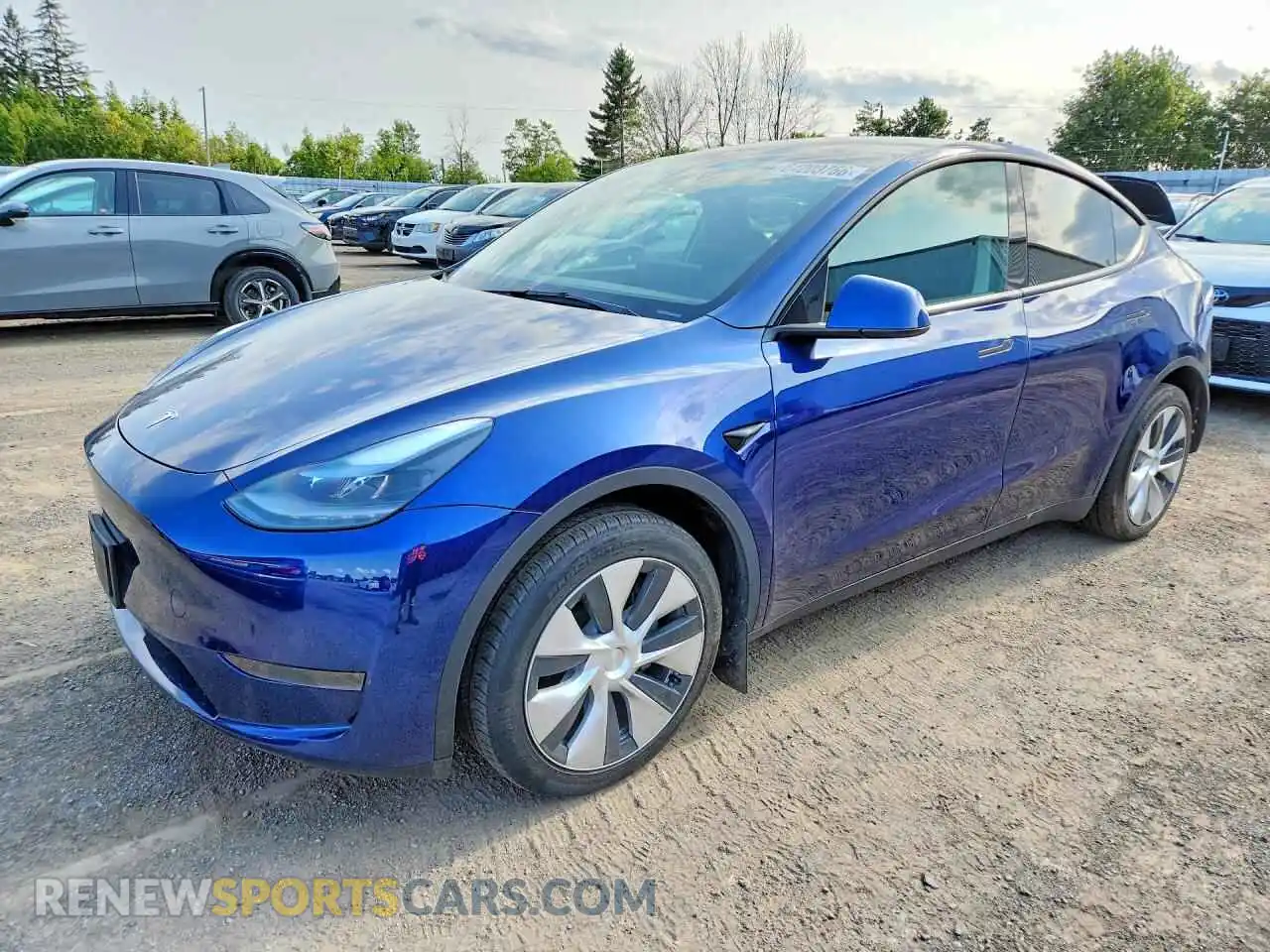 1 Фотография поврежденного автомобиля 7SAYGDED4RF993098 TESLA MODEL Y 2024