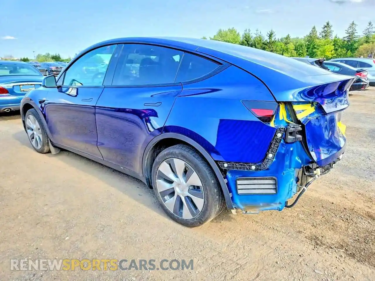2 Фотография поврежденного автомобиля 7SAYGDED4RF993098 TESLA MODEL Y 2024