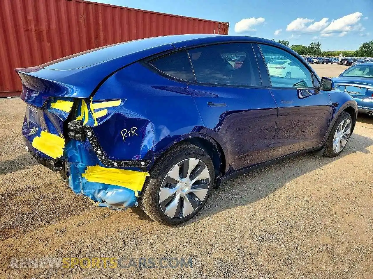 3 Фотография поврежденного автомобиля 7SAYGDED4RF993098 TESLA MODEL Y 2024
