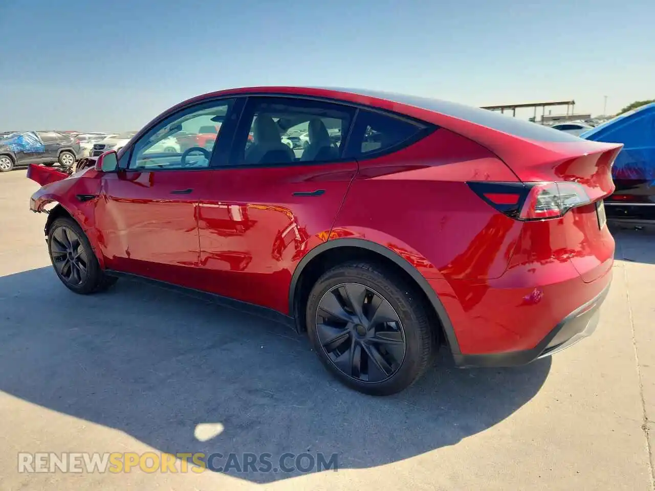2 Photograph of a damaged car 7SAYGDED5RA306465 TESLA MODEL Y 2024