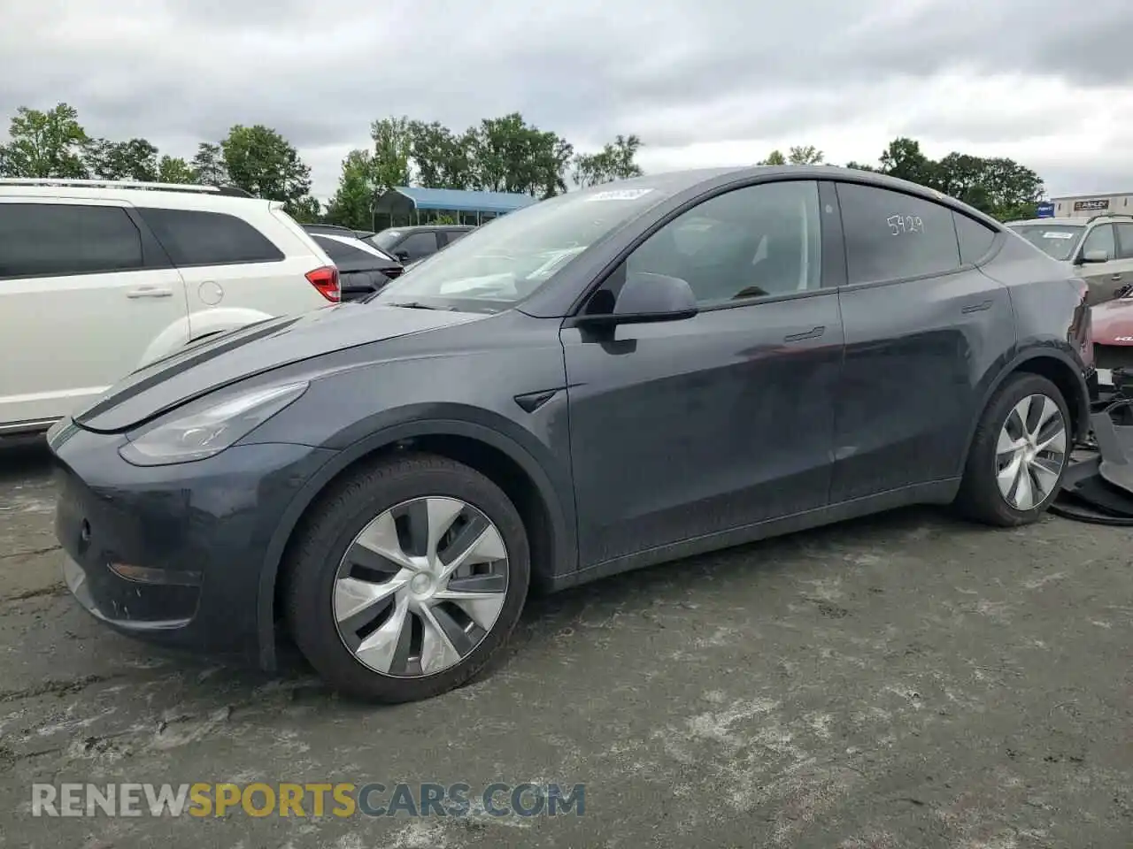 1 Фотография поврежденного автомобиля 7SAYGDED5RF018979 TESLA MODEL Y 2024