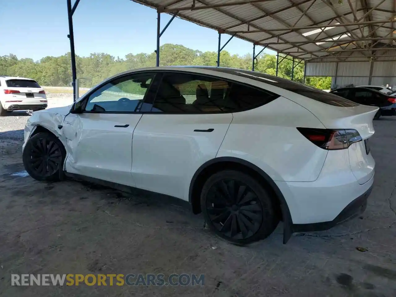 2 Photograph of a damaged car 7SAYGDED5RF086456 TESLA MODEL Y 2024