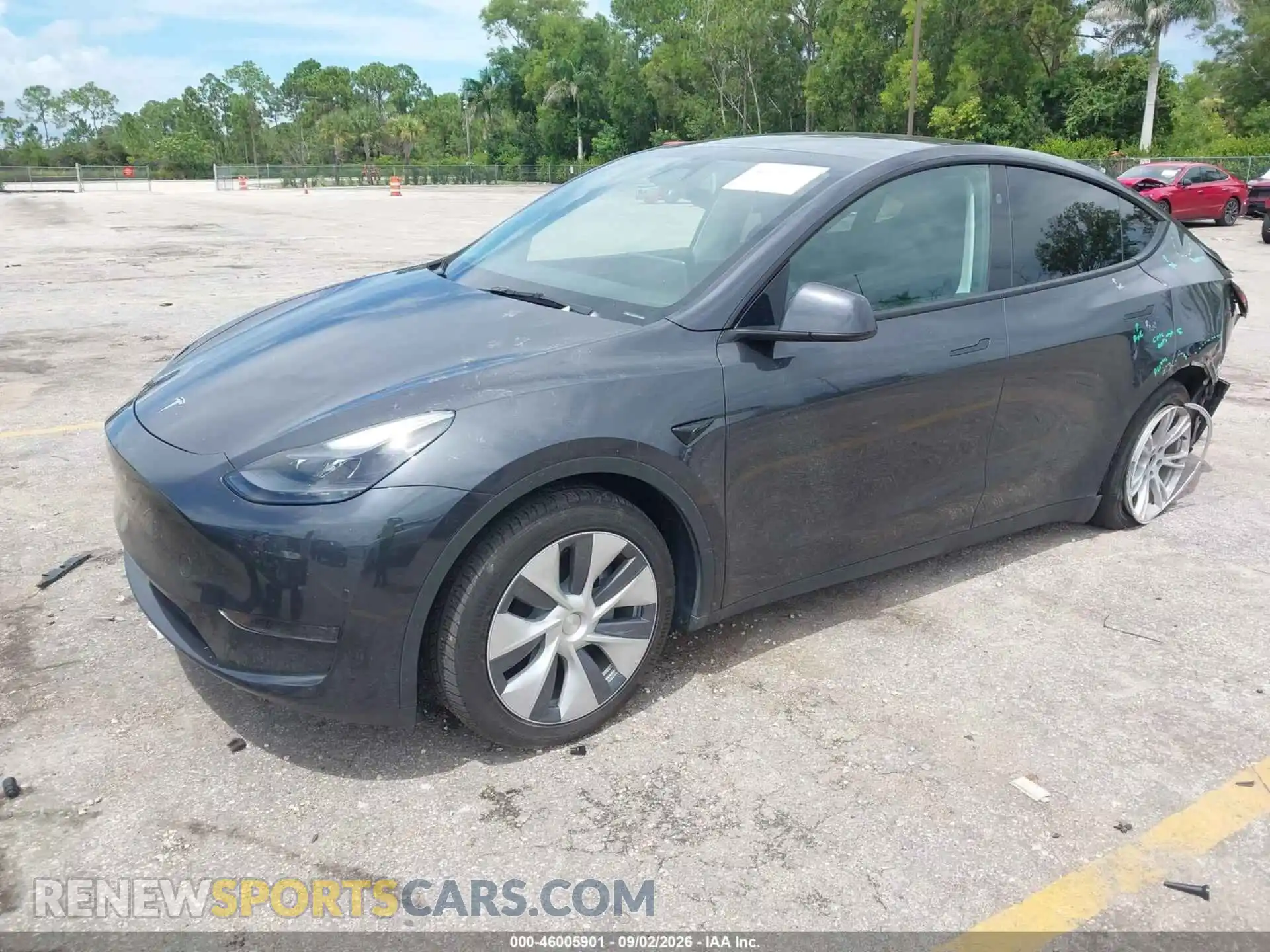 2 Фотография поврежденного автомобиля 7SAYGDED5RF091799 TESLA MODEL Y 2024