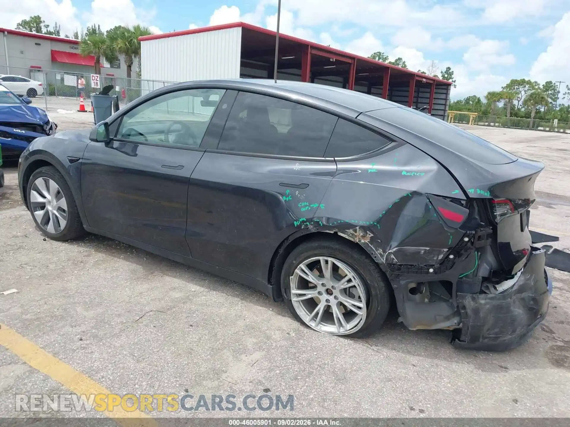 3 Фотография поврежденного автомобиля 7SAYGDED5RF091799 TESLA MODEL Y 2024