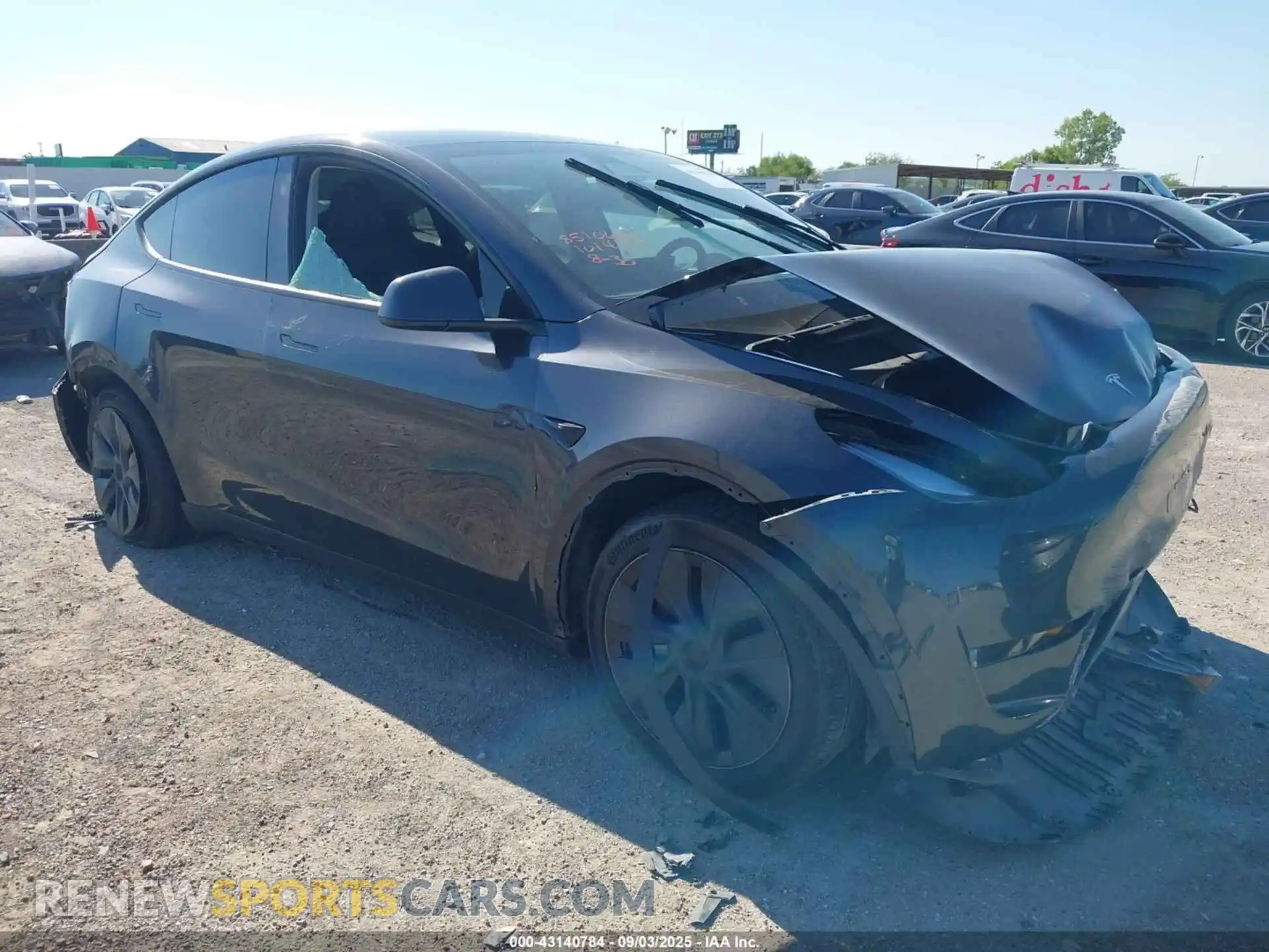 1 Photograph of a damaged car 7SAYGDED5RF101473 TESLA MODEL Y 2024