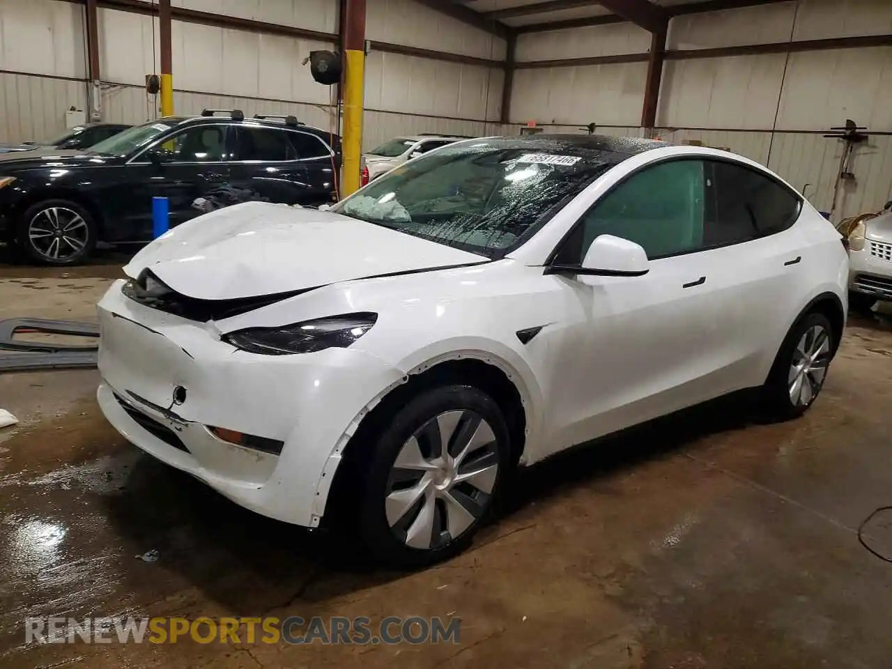 1 Photograph of a damaged car 7SAYGDED5RF127426 TESLA MODEL Y 2024