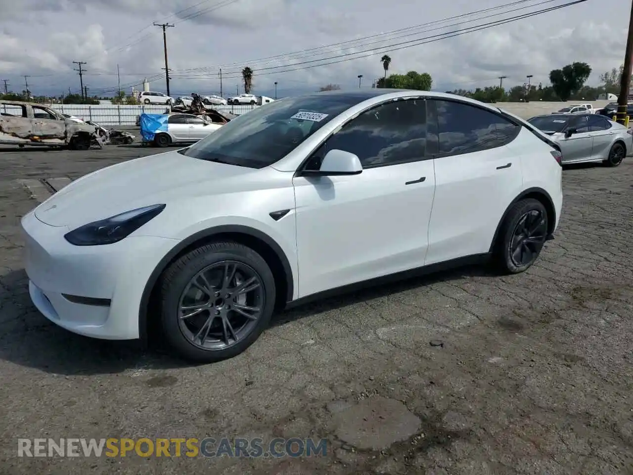 1 Photograph of a damaged car 7SAYGDED5RF158952 TESLA MODEL Y 2024
